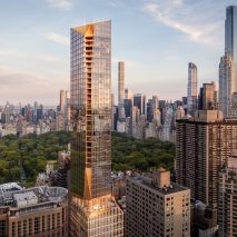 Snøhetta unveils “chiselled” New York tower with bronze details