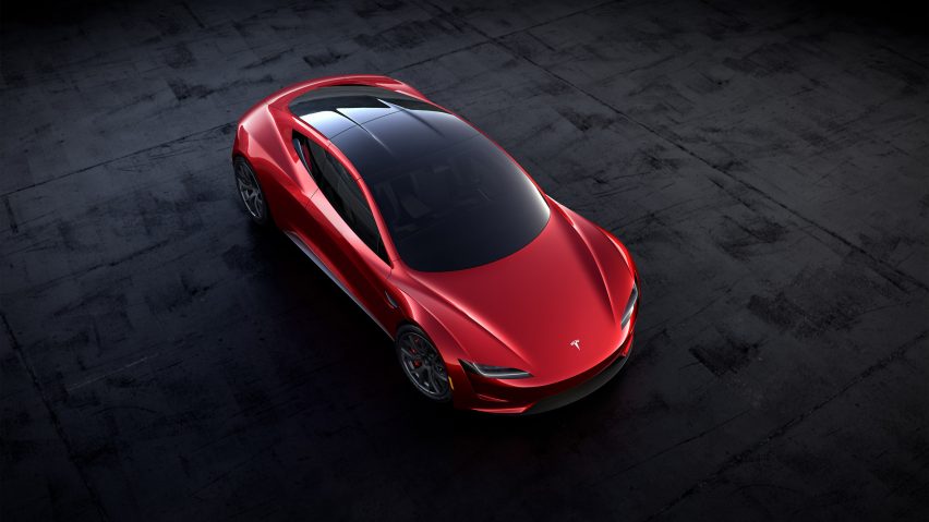 Semi truck and Roadster by Tesla