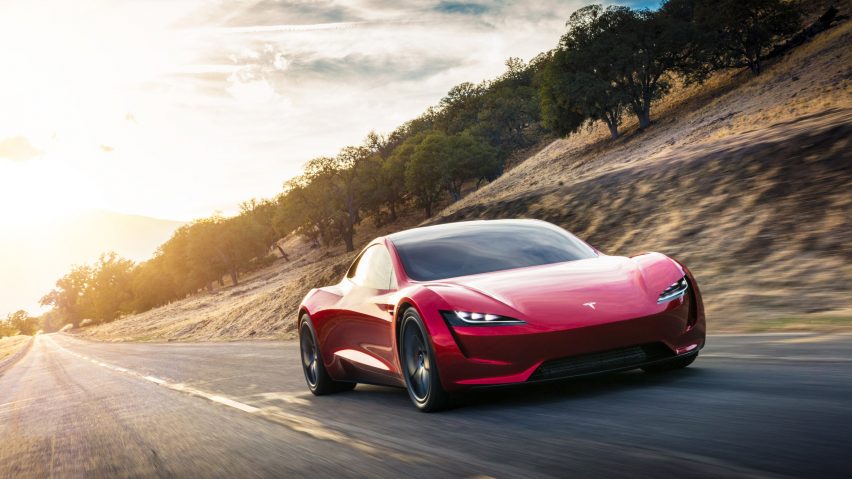 Semi truck and Roadster by Tesla