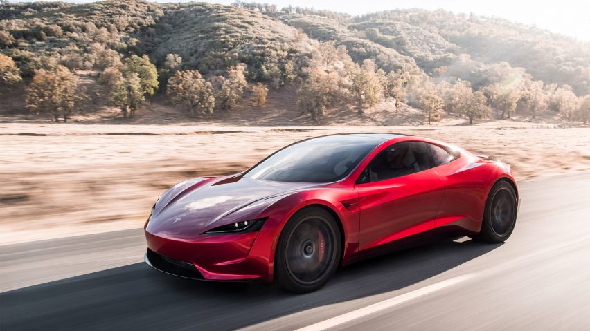 Semi truck and Roadster by Tesla