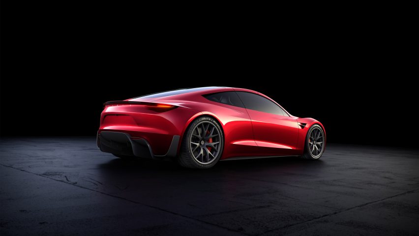 Semi truck and Roadster by Tesla