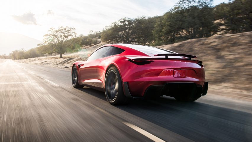Semi truck and Roadster by Tesla