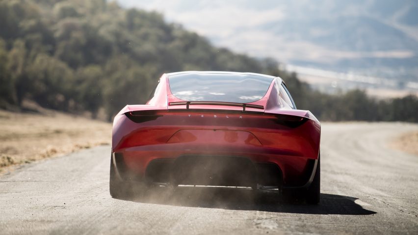 Semi truck and Roadster by Tesla