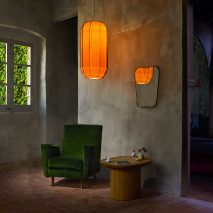 LZF designs pendant light shades that are stitched like textiles
