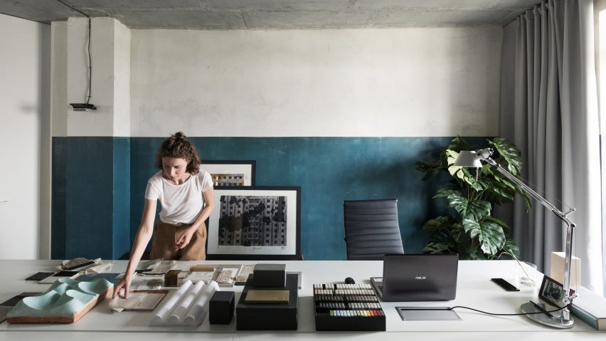 Studio11 uses colour and texture to inject personality into its own Minsk workspace