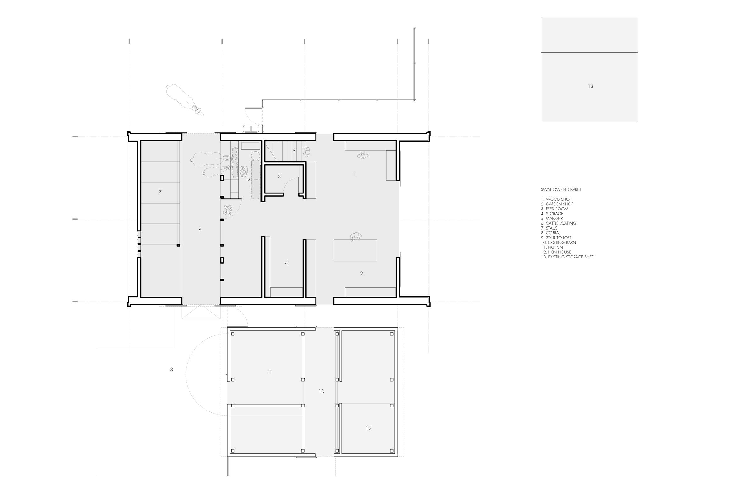 Swallowfield Barn by Motiv Architects