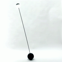 Nick Rennie designs cordless floor lamp that sways side-to-side