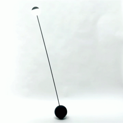Nick Rennie designs cordless floor lamp that sways side-to-side