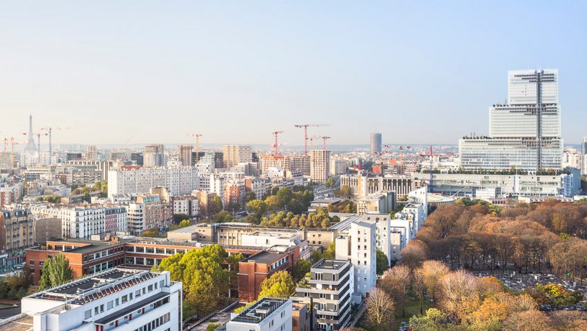 First photos emerge of tiered tower built by Renzo Piano to house Paris law courts