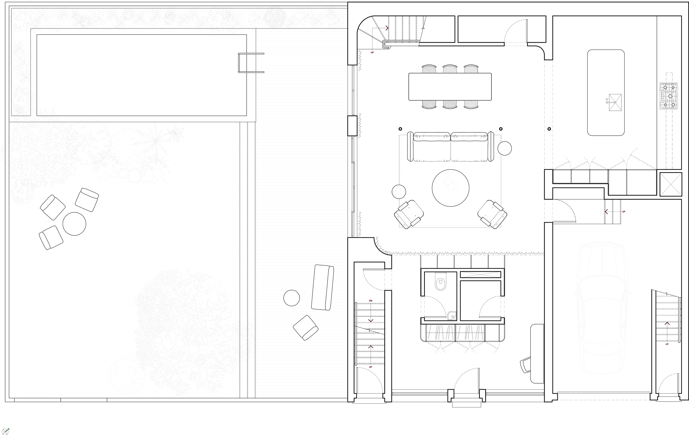Villeneuve Residence by Atelier Barda first floor plan
