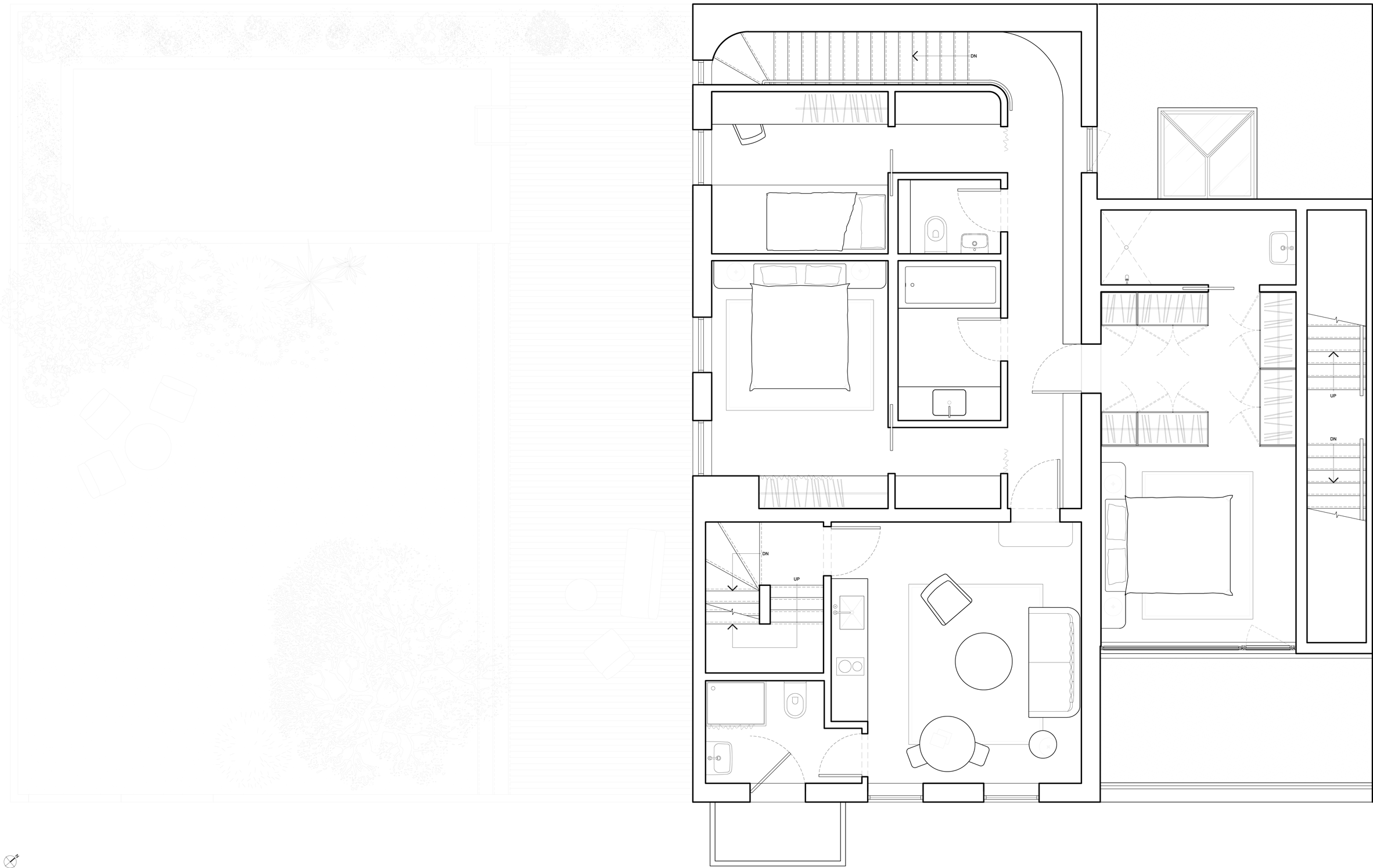 Villeneuve Residence by Atelier Barda second floor plan