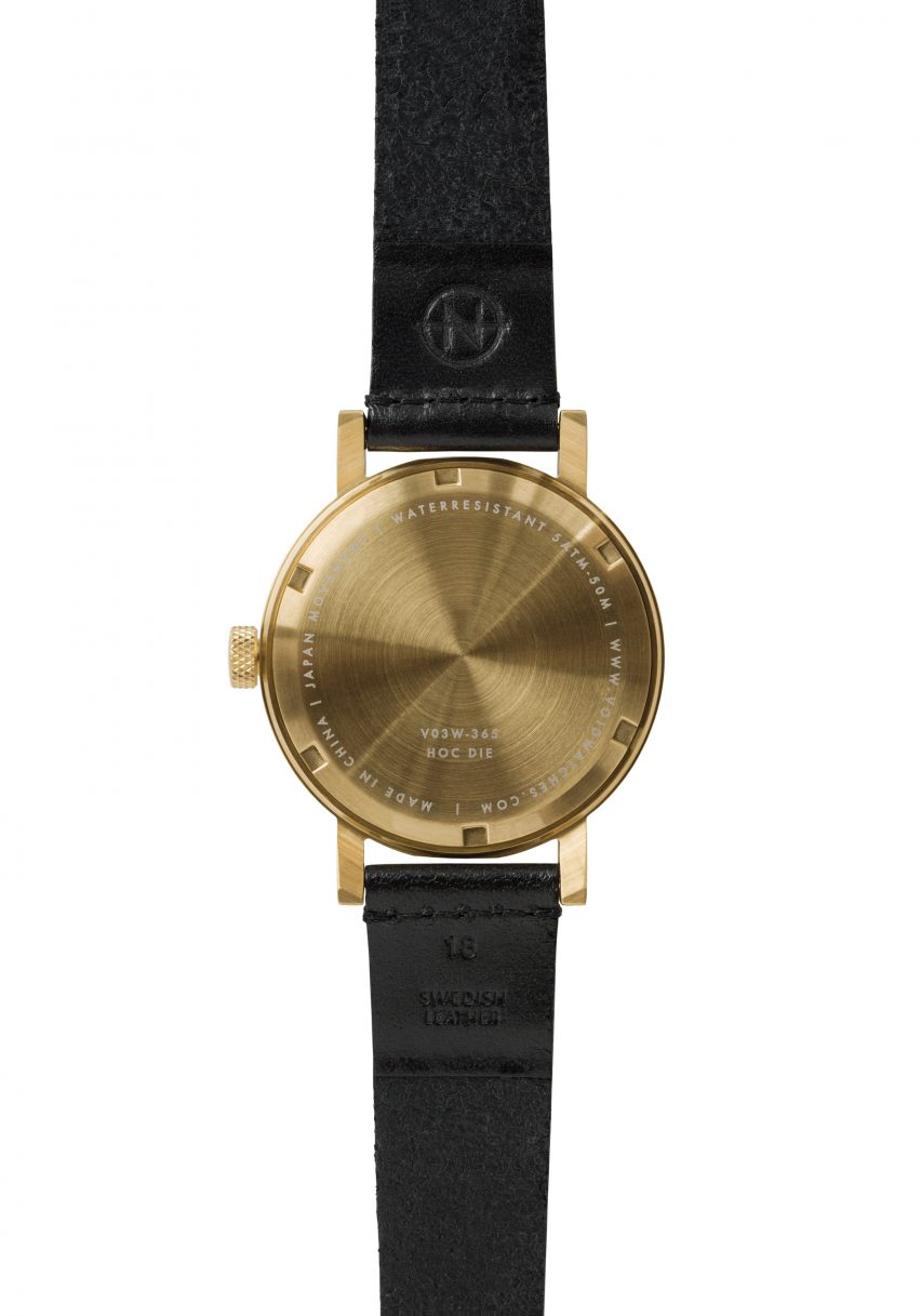 Dezeen has teamed up with Swedish brand Void Watches to give readers the chance to win one of five limited-edition V03W-365 timepieces.