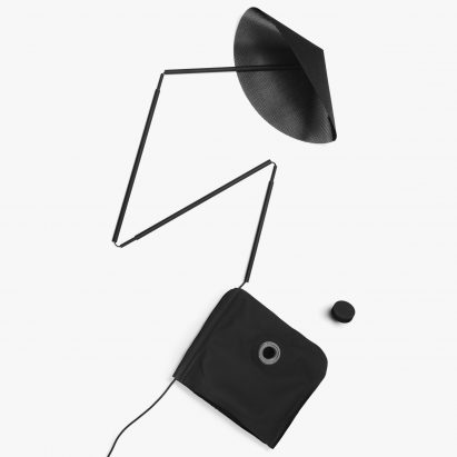 Knauf and Brown weights standing lamp with fillable water bag
