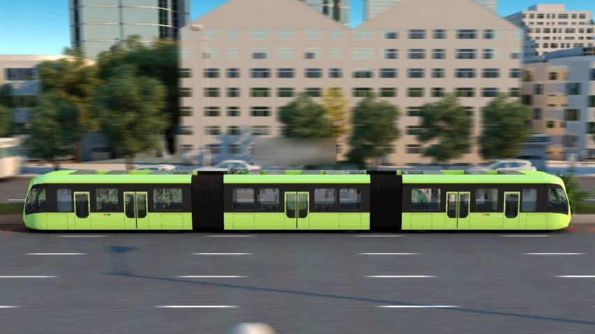 "World's first" driverless, trackless train is launched in China