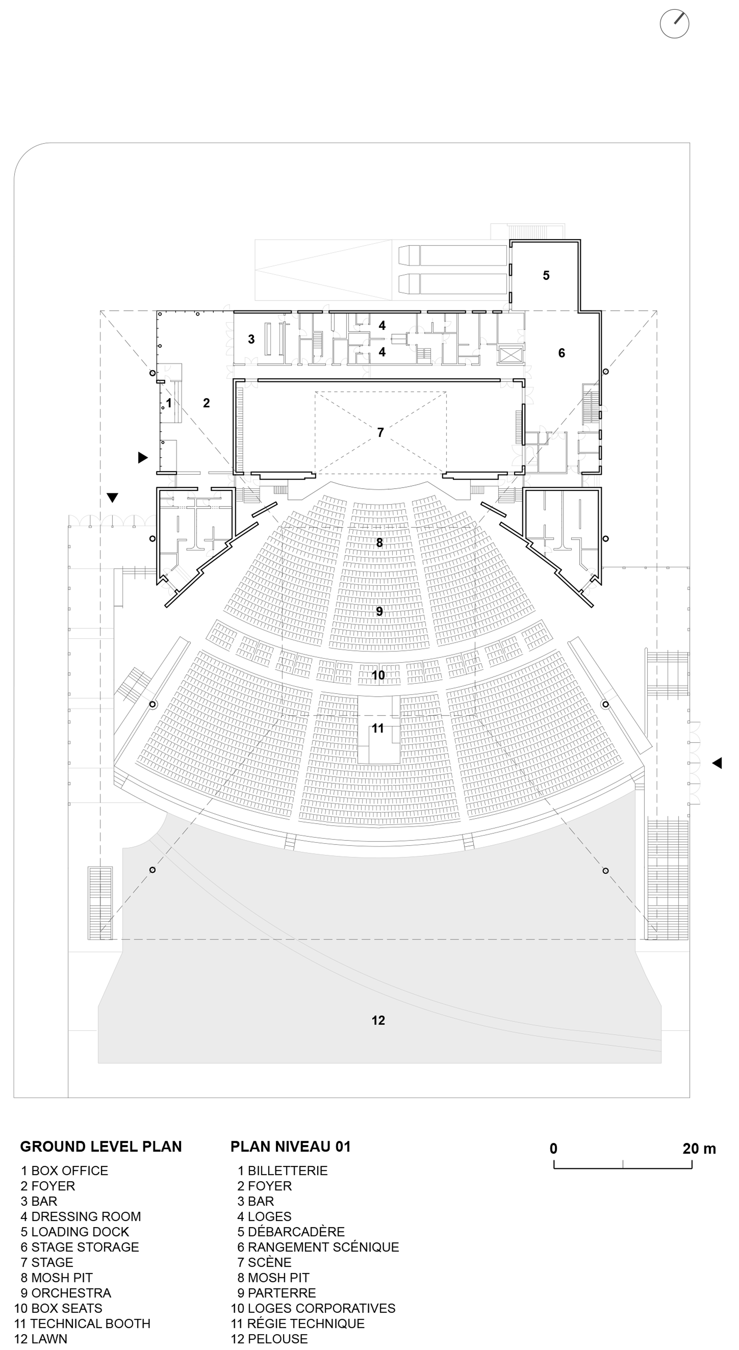 Amphitheater by Atelier Paul Laurendeau