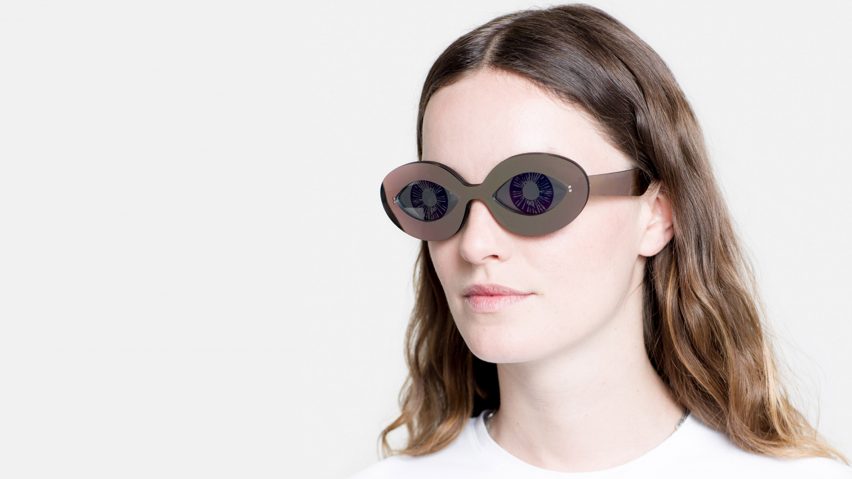 Andy Warhol-themed sunglasses reference the artist’s early illustrations