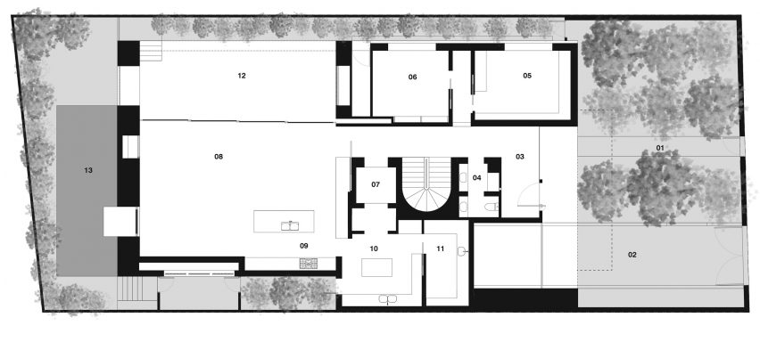 B.E Architecture designed the three-storey Armadale Residence