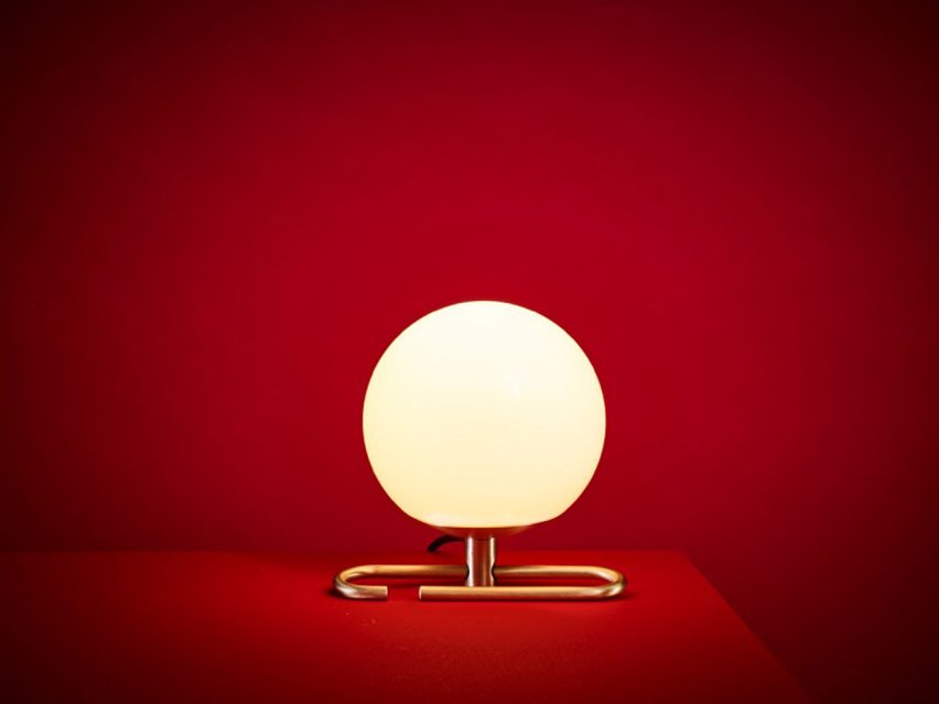 Neri&Hu's lantern-inspired lights sit on or hang from adjustable brass rings