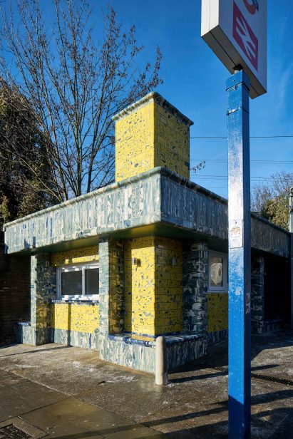 Assemble give Seven Sisters station tiled facade in tiles