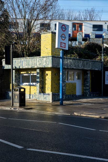 Assemble give Seven Sisters station tiled facade in tiles