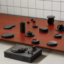 Animal blood used by Basse Stittgen to create series of small objects