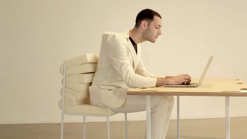 Dorota Gazy creates clothing and furniture for a lazy lifestyle