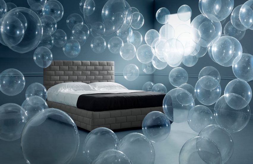 Italian designer Fabio Novembre has collaborated with bed manufacturer PerDormire to create a range of beds influenced by fairytales.