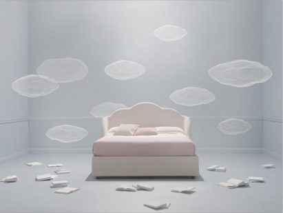Italian designer Fabio Novembre has collaborated with bed manufacturer PerDormire to create a range of beds influenced by fairytales.