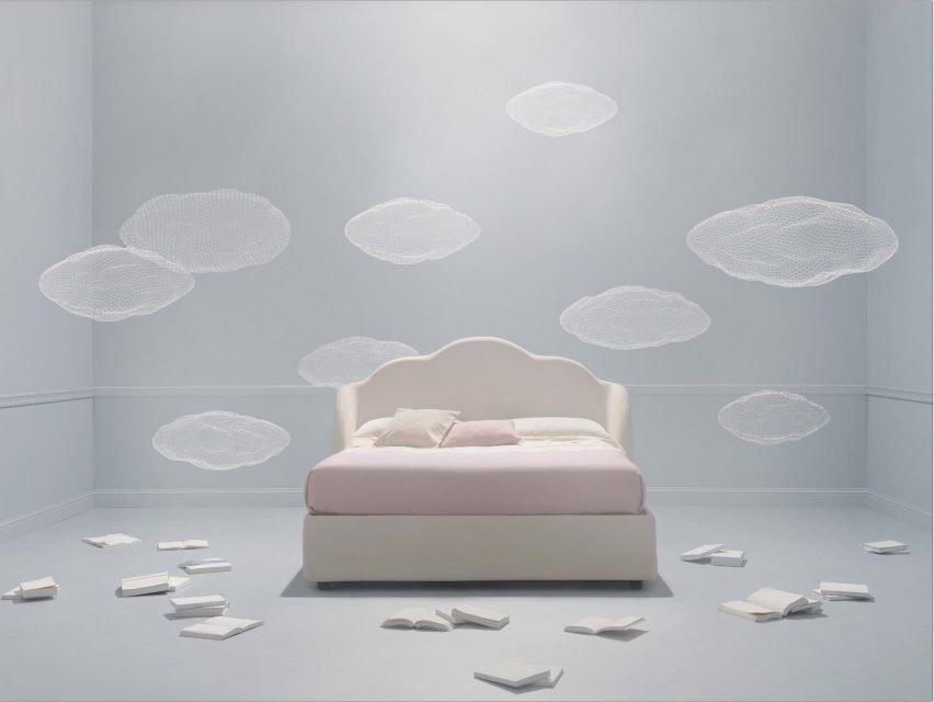 Italian designer Fabio Novembre has collaborated with bed manufacturer PerDormire to create a range of beds influenced by fairytales.