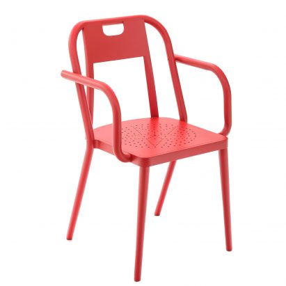 Dutch designer Ineke Hans has designed a steam bent conference chair for Kunsthalle Wien