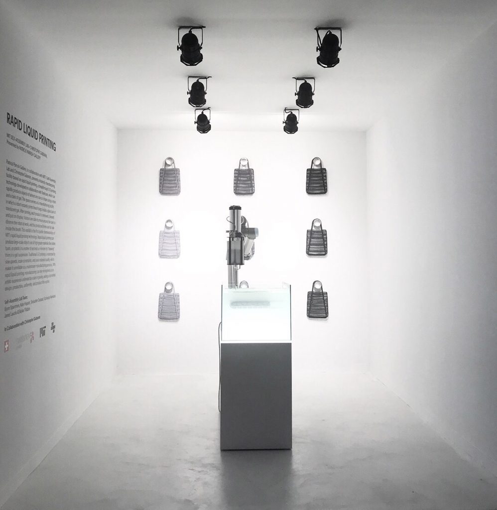Liquid Printed Bag and Lamp by MIT Self-Assembly Lab and Christophe Guberan