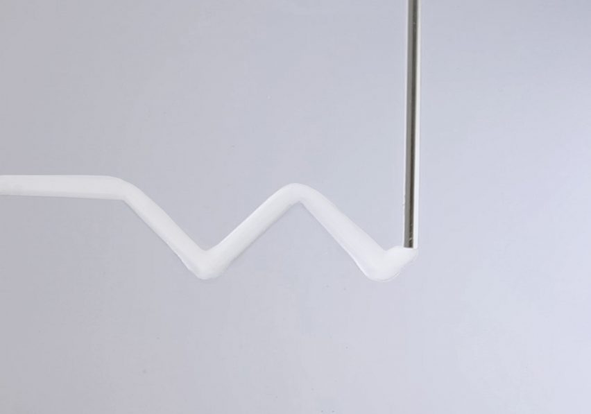 Liquid Printed Bag and Lamp by MIT Self-Assembly Lab and Christophe Guberan
