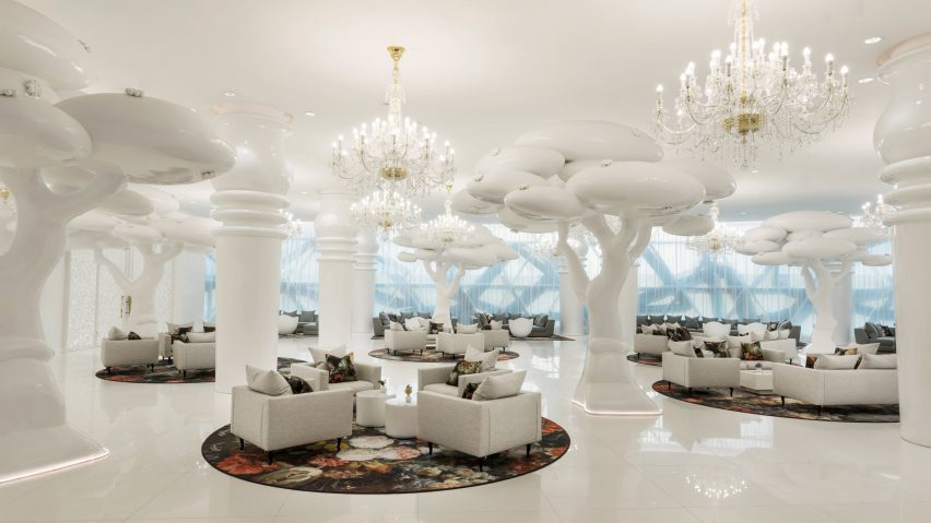 This week’s Dezeen Mail includes a bold hotel interior and Pantone’s colour of the year