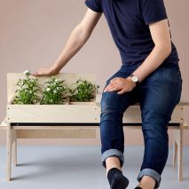 Florian Wegenast designs furniture that creates “temporary gardens” in small spaces