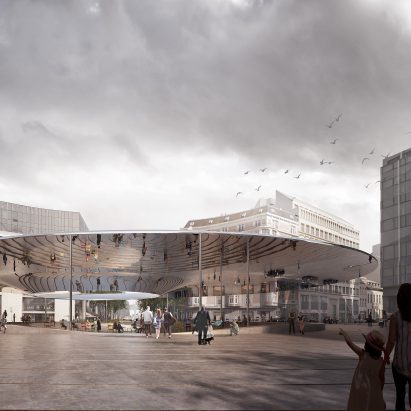 COBE and BRUT chosen to create new entrance plaza for EU headquarters in Brussels