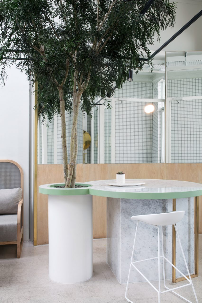 Stella Collective insert a tropical canopy into a Brighton cafe