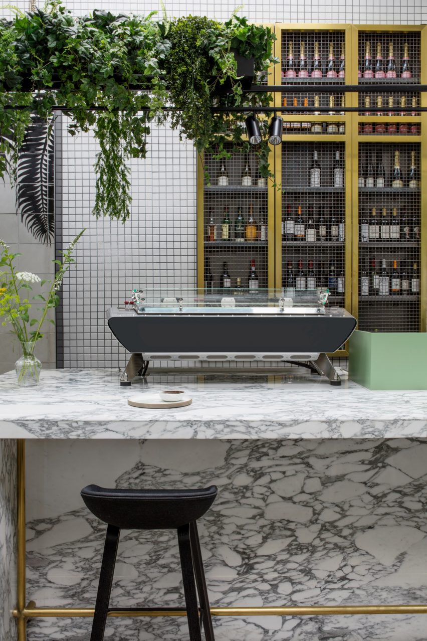 Stella Collective insert a tropical canopy into a Brighton cafe