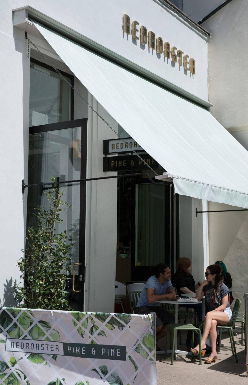 Stella Collective insert a tropical canopy into a Brighton cafe