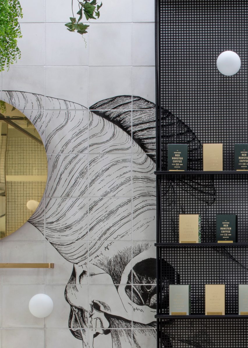Stella Collective insert a tropical canopy into a Brighton cafe