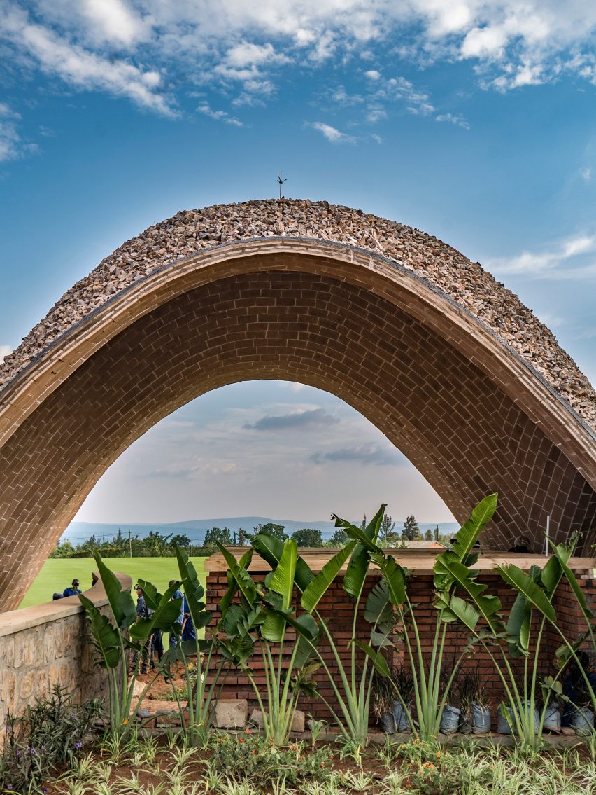 Rwanda cricket stadium by Light Earth Designs