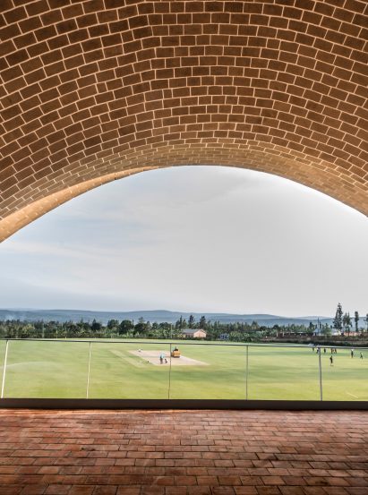 Rwanda cricket stadium by Light Earth Designs