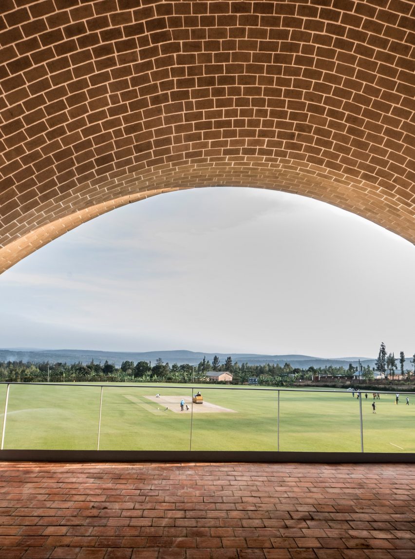 Rwanda cricket stadium by Light Earth Designs
