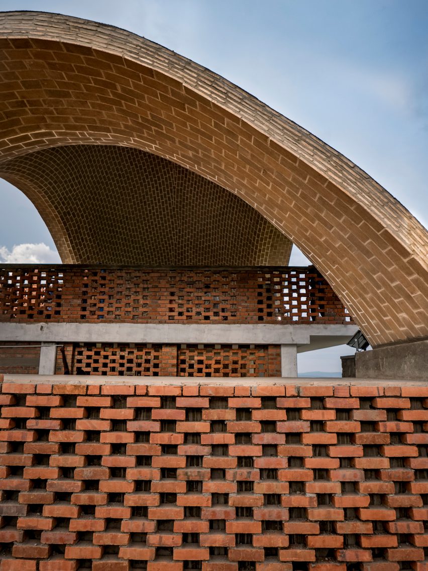 Rwanda cricket stadium by Light Earth Designs