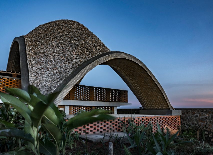 Rwanda cricket stadium by Light Earth Designs