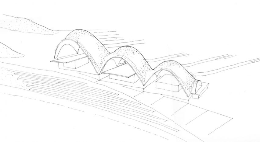Rwanda cricket stadium by Light Earth Designs