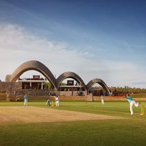 Rwanda cricket stadium by Light Earth Designs