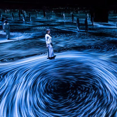 teamLAB installation inspired by whirlpools