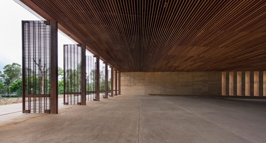 Teopanzolco Cultural Center by Productora and Isaac Broid