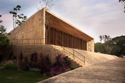 Teopanzolco Cultural Center by Productora and Isaac Broid