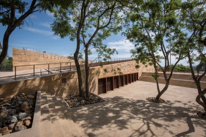 Teopanzolco Cultural Center by Productora and Isaac Broid